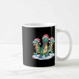 Funny Christmas Santa Reindeer Niedlich Dinosaur S Kaffeetasse