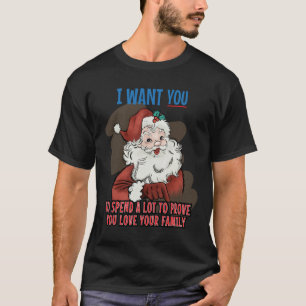 Funny Christmas santa tee Weihnachtsmann