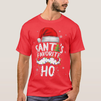 Funny Christmas Santas Favorite Ho Xmas T-Shirt