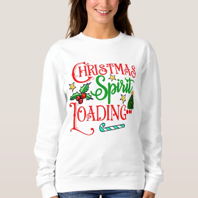 Funny Christmas Shirt mit Ladungsdesign (Vorderseite)