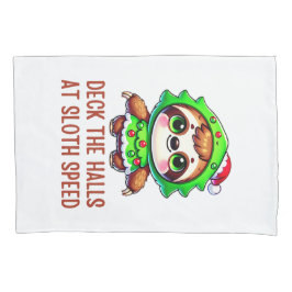 Funny Christmas Sloth Weihnachtsbaum Cartoon Kissenbezug