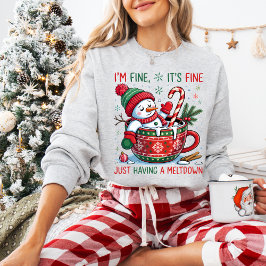 Funny Christmas Snowman Sweatshirt