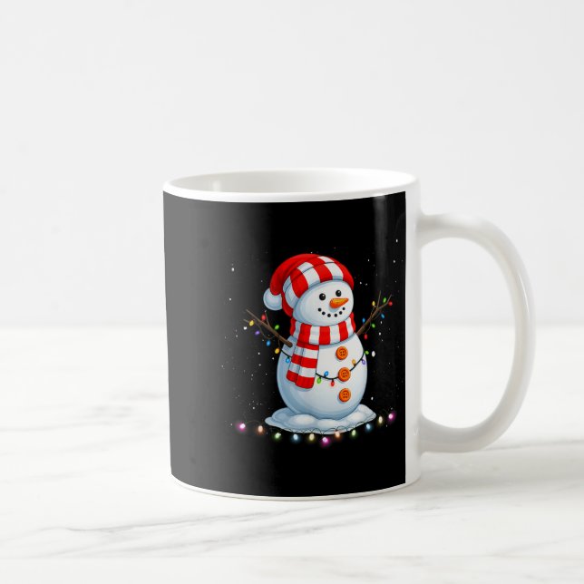 Funny Christmas Snowman Tee Cute Santa Men Women K Kaffeetasse (Rechts)