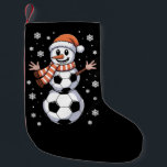 Funny Christmas Soccer Balls Tree as Snowman Kleiner Weihnachtsstrumpf<br><div class="desc">Funny Christmas Soccer Balls Tree as Snowman</div>
