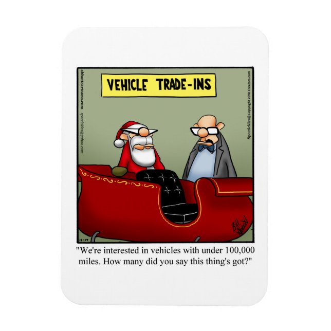 Funny Christmas Spaß Magnet Geschenk (Vertikal)