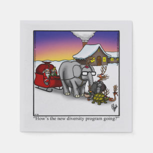 Funny Christmas Spaß Party Napkins Serviette