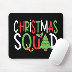 Funny Christmas Squad Familienurlaub Mousepad