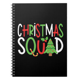 Funny Christmas Squad Familienurlaub Notizblock