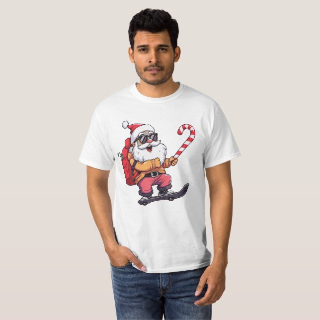 Funny Christmas Streetwear Outfit T-Shirt (Vorne ganz)