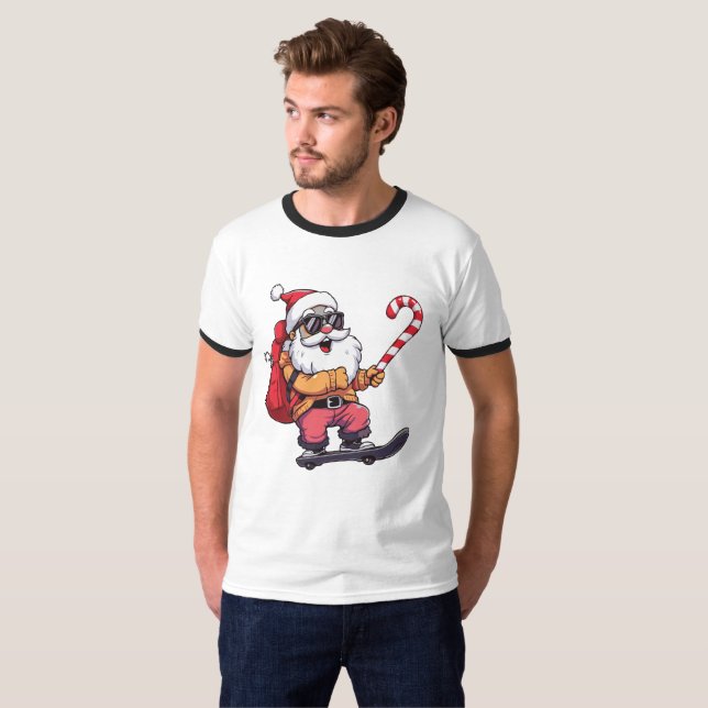 Funny Christmas Streetwear Outfit T-Shirt (Vorne ganz)