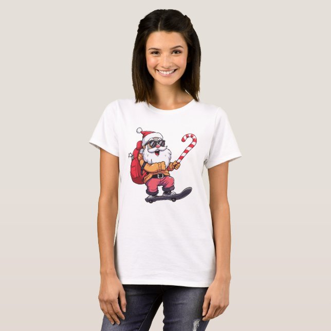 Funny Christmas Streetwear Outfit T-Shirt (Vorne ganz)