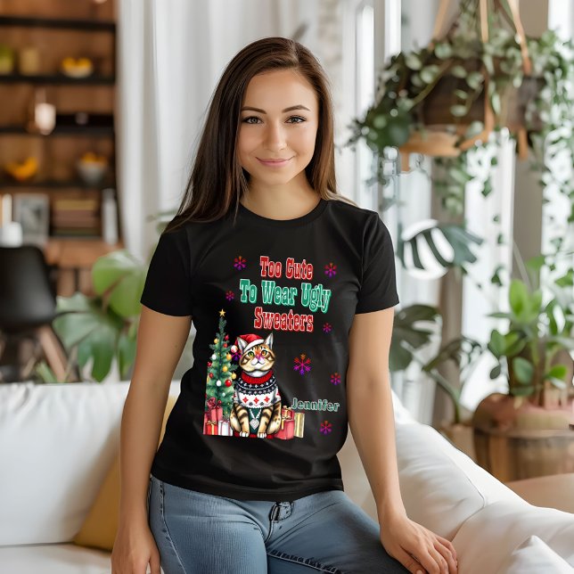 Funny Christmas Sweater Sprichwort für festlichen  T-Shirt (Von Creator hochgeladen)