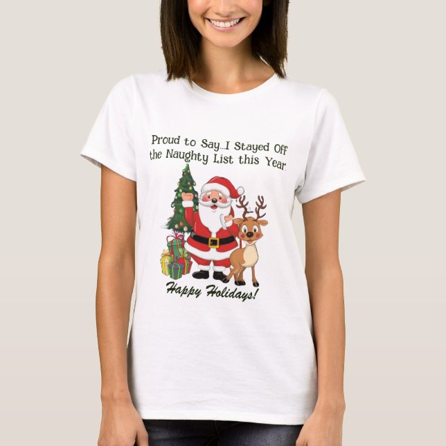 Funny Christmas T - Shirt (Vorderseite)