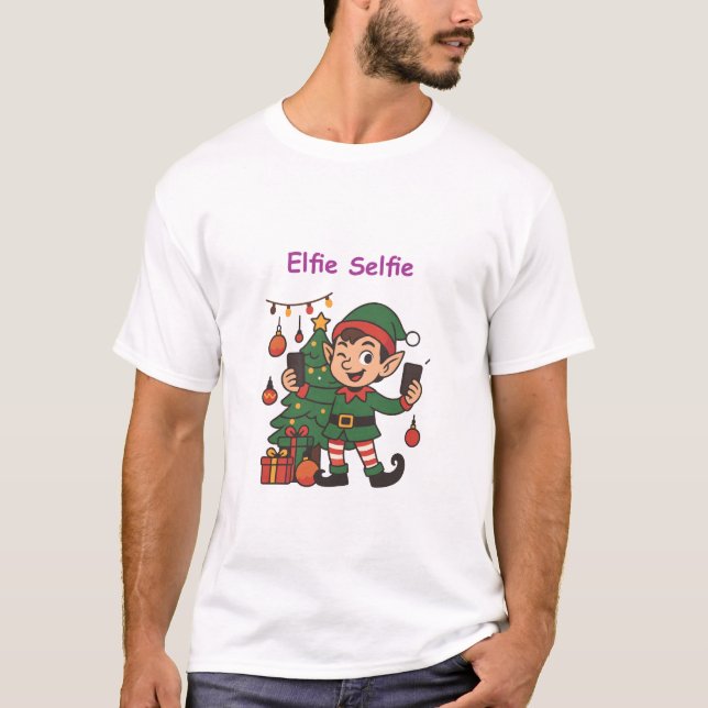 Funny Christmas T-Shirt – Holiday Elf Humor (Vorderseite)