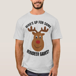 Funny Christmas T - Shirt REINDEER SPIELE