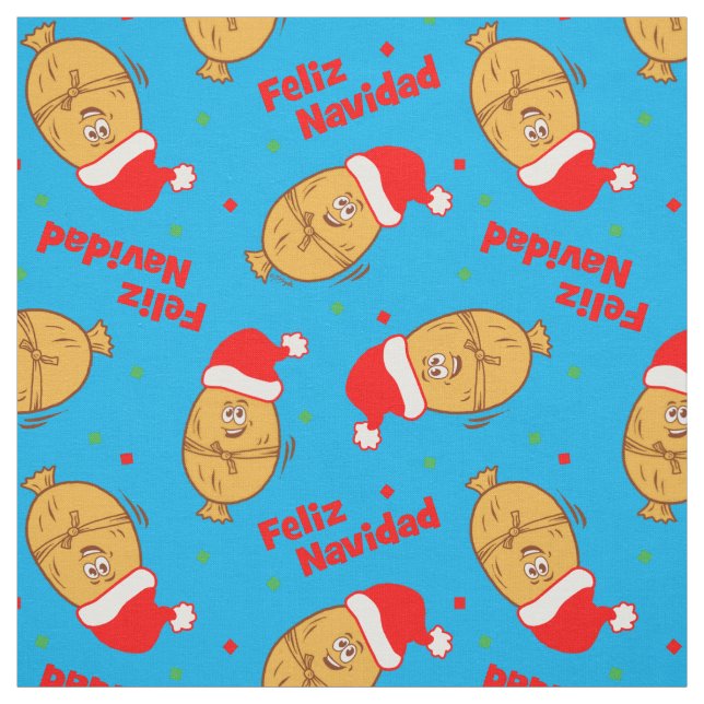 Funny Christmas Tamales Pattern Stoff (Muster)