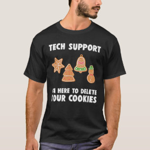 Funny Christmas Tech Support Computerprogrammierer T-Shirt
