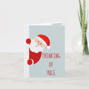 Funny Christmas Thinking Weihnachten Santa Sweethe Karte