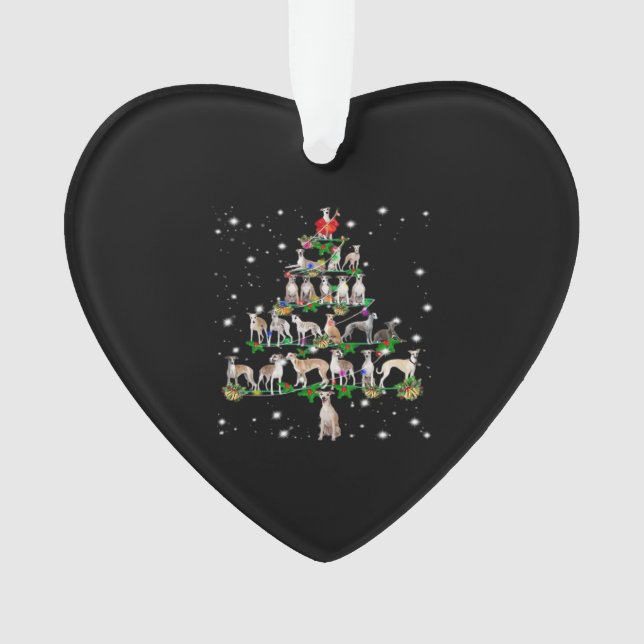 Funny Christmas Whippet Dog Lovers Gift Essential  Ornament (Vorderseite)