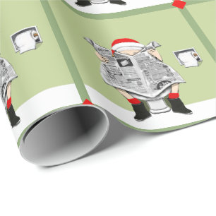 Funny Christmas White Elephant Geschenk Geschenkpapier
