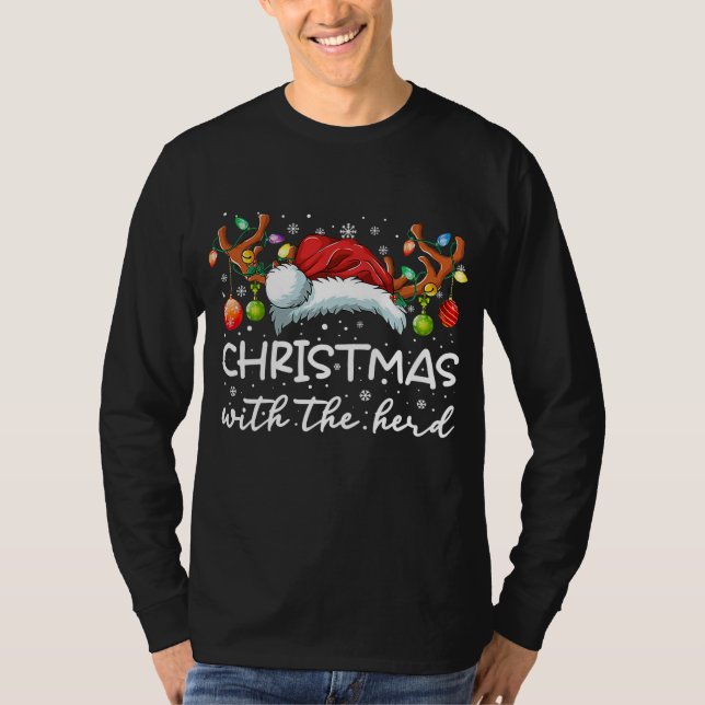 Funny Christmas With Santa Shirt  (Vorderseite)