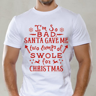 Funny Christmas Workout Gewichtheben Übungsym T-Shirt