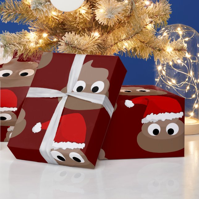 FUNNY CHRISTMAS Wrapping Paper gekackt Geschenkpapier (Feiertage)