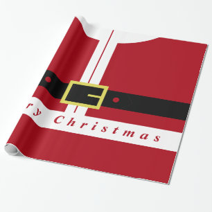 Funny Christmas Wrapping Paper Santa Design Gesche Geschenkpapier