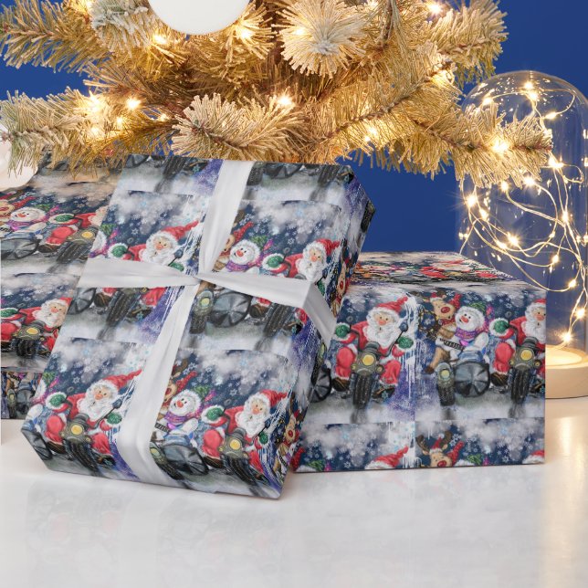 Funny Christmas Wrapping Papier Happy Friends Geschenkpapier (Feiertage)