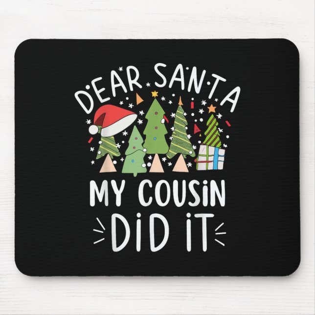 Funny Christmas Zitat Redewendungen Liebe Weihnach Mousepad (Vorne)