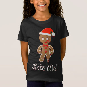 Funny Christmas Zitat Sprichwort Gingerbrei Mann B T-Shirt