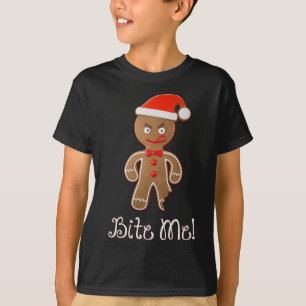 Funny Christmas Zitat Sprichwort Gingerbrei Mann B T-Shirt