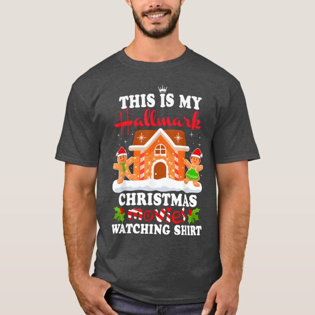 Funny Christmashis ist mein Hallmarks Movie Watch  T-Shirt (Vorderseite)