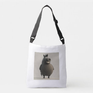 Funny Chubby Horse Tote Bag Tragetaschen Mit Langen Trägern