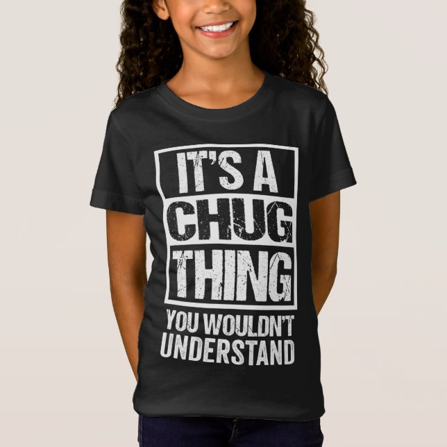 Funny Chug Mutterquote gemischte Hunde Rasse Lover T-Shirt (Vorderseite)