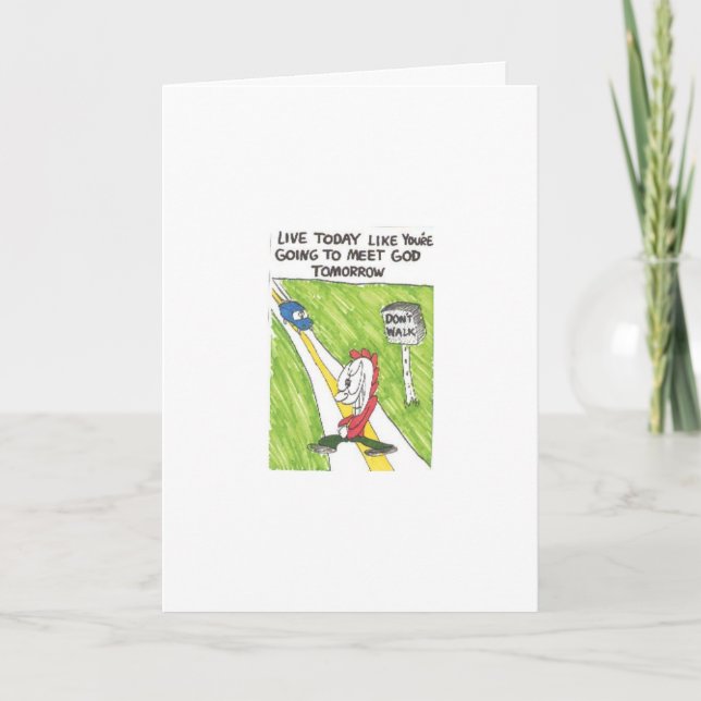 Funny church sayings - Greeting Card Karte (Vorderseite)
