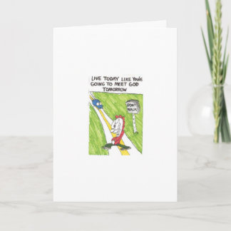 Funny church sayings - Greeting Card Karte