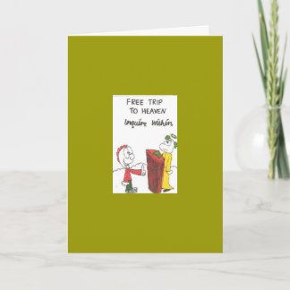 Funny church sayings = greeting card karte