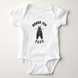 Funny Cicada Brood XIV 2025 Nature Bug Lover Baby Strampler