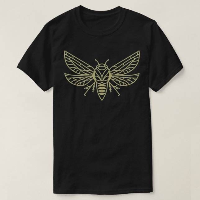 Funny Cicada Bug Insect Summer Nature Lover Graphi T-Shirt (Design vorne)
