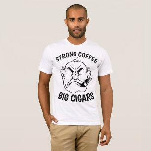 Funny CIGAR & COFFEE Männer T - Shirt