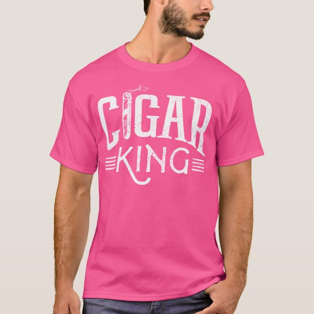 Funny Cigar Lover For Boys And Men Cigar Fan T-Shirt (Vorderseite)