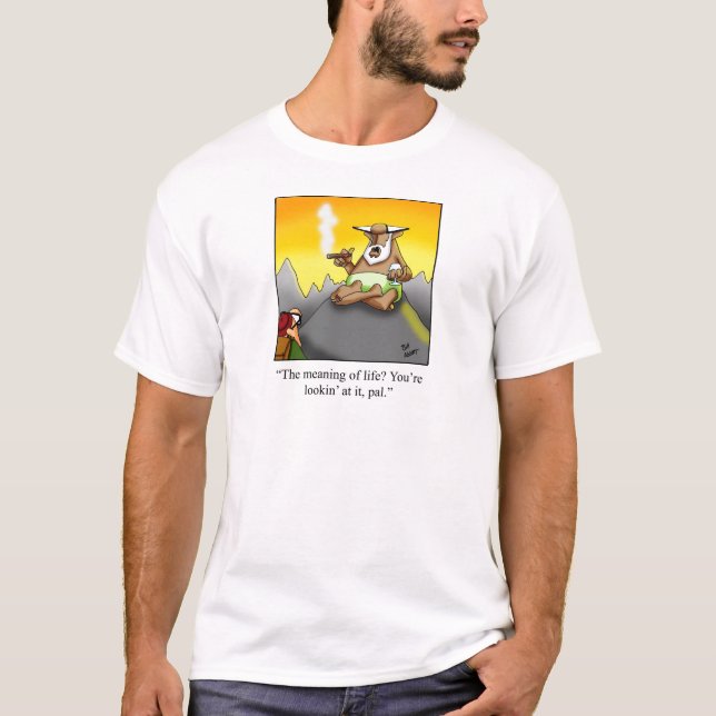Funny Cigar Wise Man Cartoon Geschenke! T-Shirt (Vorderseite)