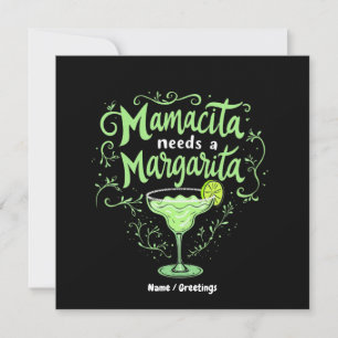 Funny Cinco De Mayacita Needs A Margarita Einladung