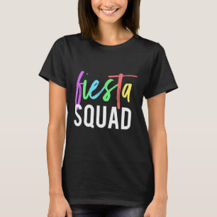 Funny Cinco de Mayo Fiesta Squad Design für Partie T-Shirt