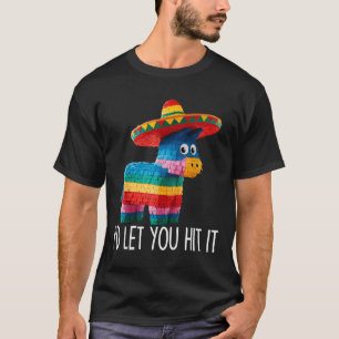 Funny Cinco De Mayo Funny Pinata Sombrero Hat Männ T-Shirt