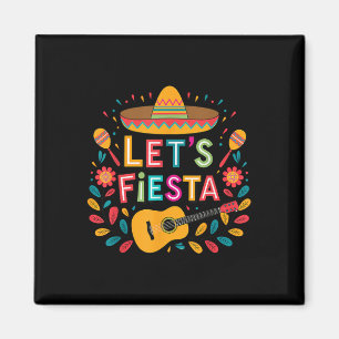 Funny Cinco De Mayo Lasse Fiesta Sombrero Hat Men Magnet