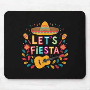 Funny Cinco De Mayo Lasse Fiesta Sombrero Hat Men Mousepad