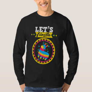 Funny Cinco De Mayo Let's Fiesta Pinata Mexicana H T-Shirt