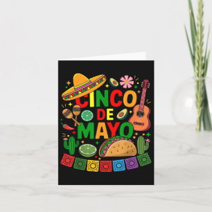 Funny Cinco De Mayo Mexican Sombrero Hat Männer Fr Karte